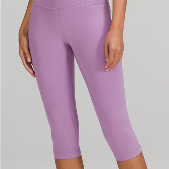 Lululemon Align High-Rise Crop 17” Wisteria Purple US 12 - Picture 4 of 4